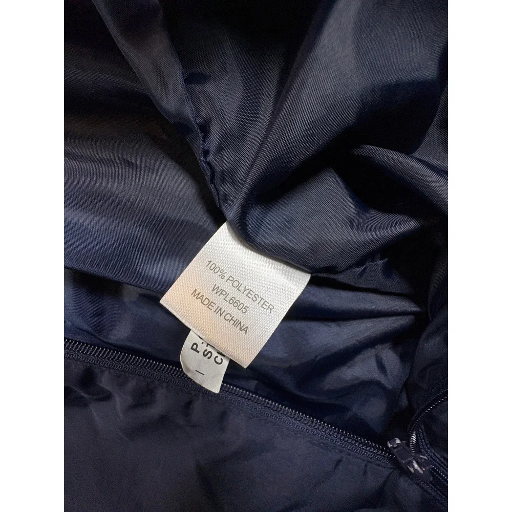 NFL Tennessee Titans Windbreaker Jacket Mens 2XL Navy Blue Colorblock Full Zip